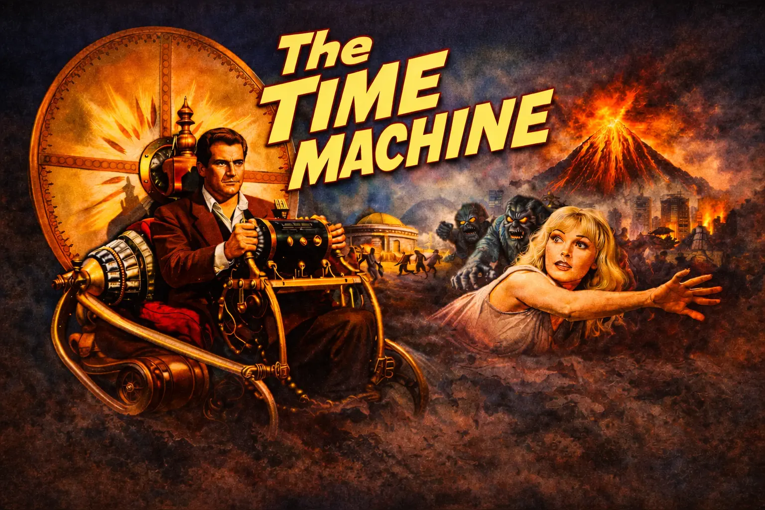 The Time Machine (1960) movie poster – classic sci-fi adventure