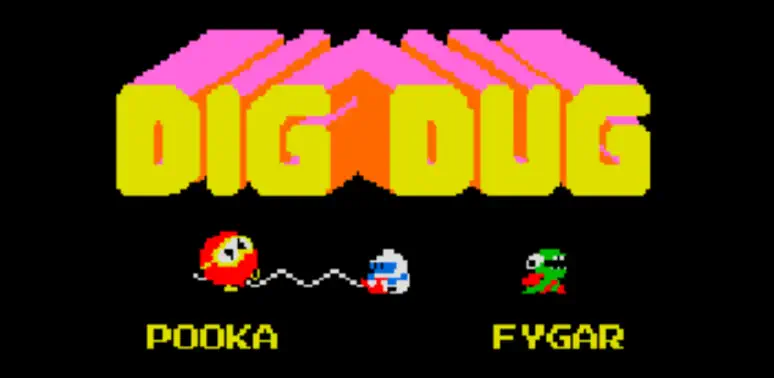 The Classic Dig-Dug Arcade Game
